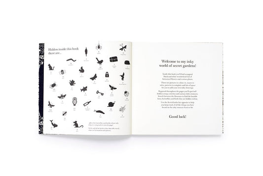 Secret Garden An Inky Treasure Hunt and Colouring Book