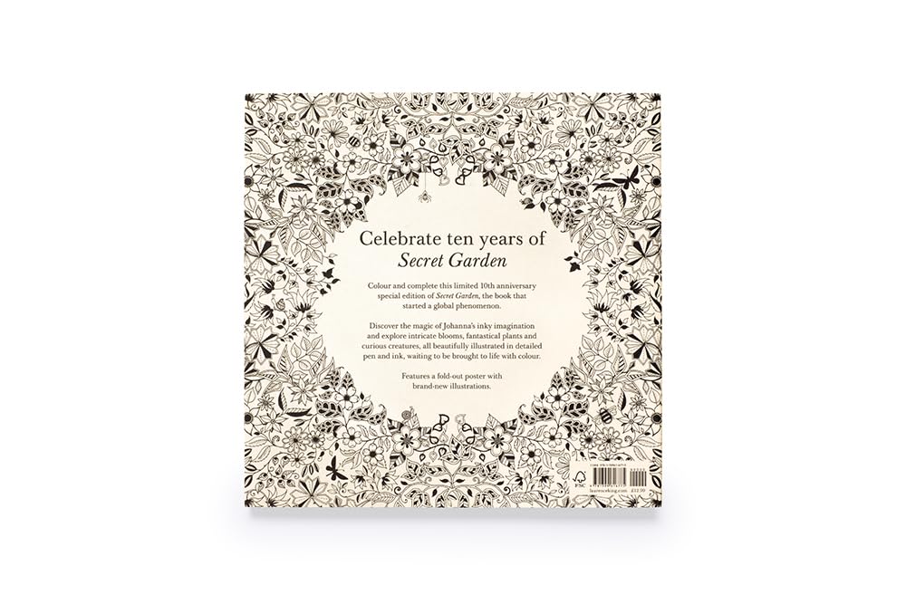 Secret Garden An Inky Treasure Hunt and Colouring Book
