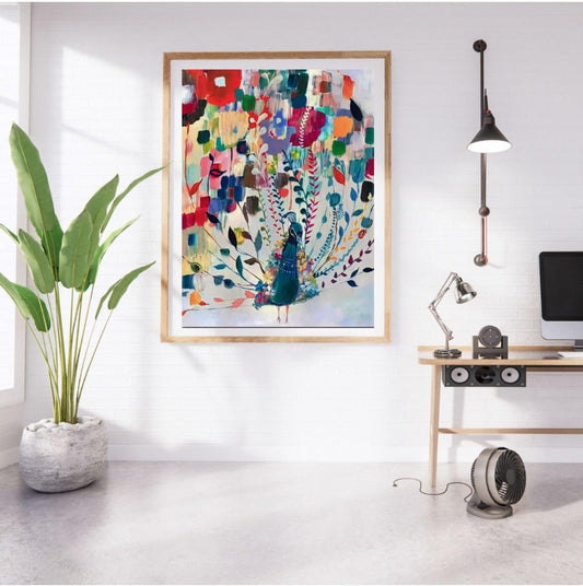 Colorful Peacock Paint by Numbers Set