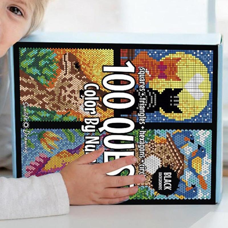 100 Questt Color By Number Book