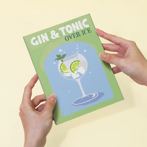 Mini Paint by Numbers 6 Pieces - Classic Cocktails