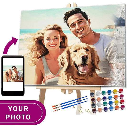 Paint by Numbers Personalised Photo