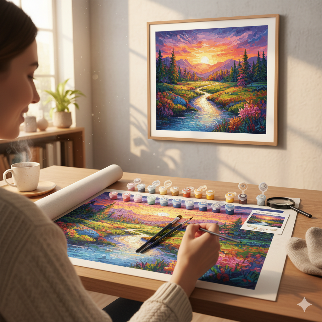 How Long Does It Take to Finish a Paint by Numbers? A Guide to Sizes and Difficulty