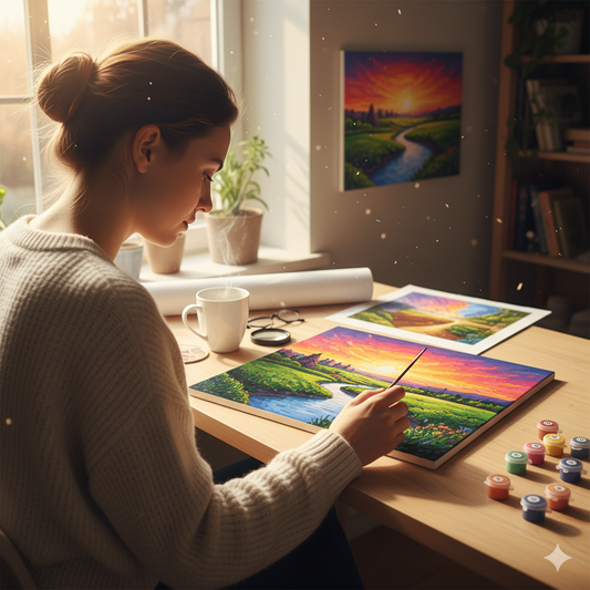 🧘♀️ Paint by Numbers for Stress Relief: How Painting Helps Your Mind and Mood