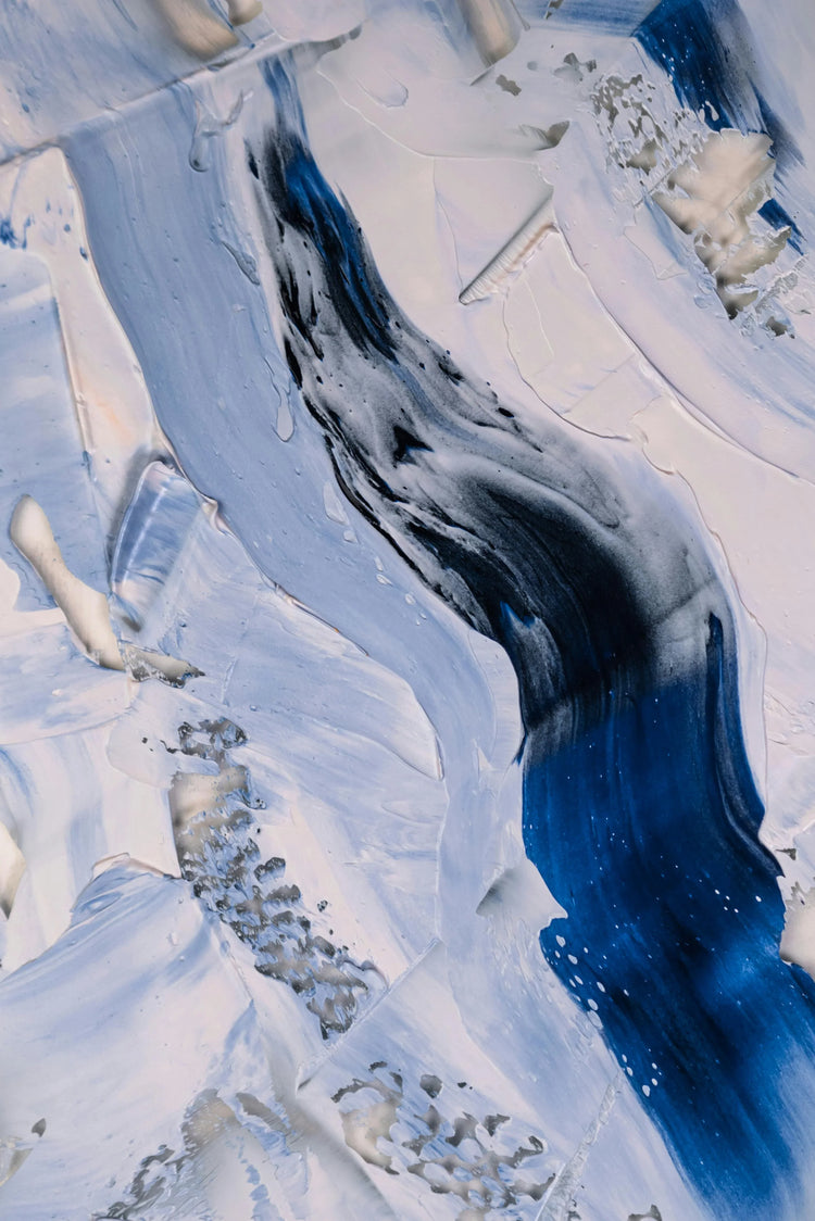 Abstract oil painting