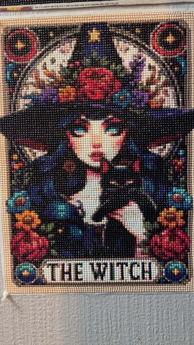 Cat Lady: Personalized Witch DIY-Diamond Painting