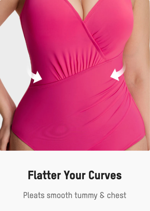 SmoothCore V-Neck One-Piece Swimsuit