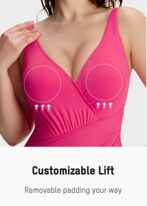 SmoothCore V-Neck One-Piece Swimsuit