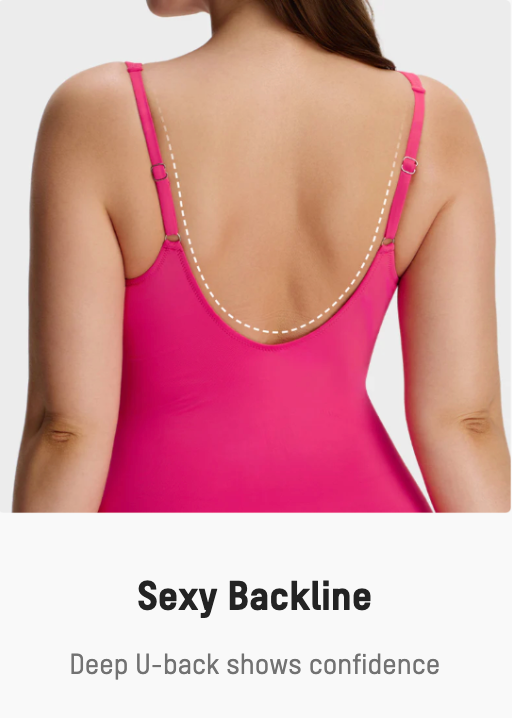 SmoothCore V-Neck One-Piece Swimsuit