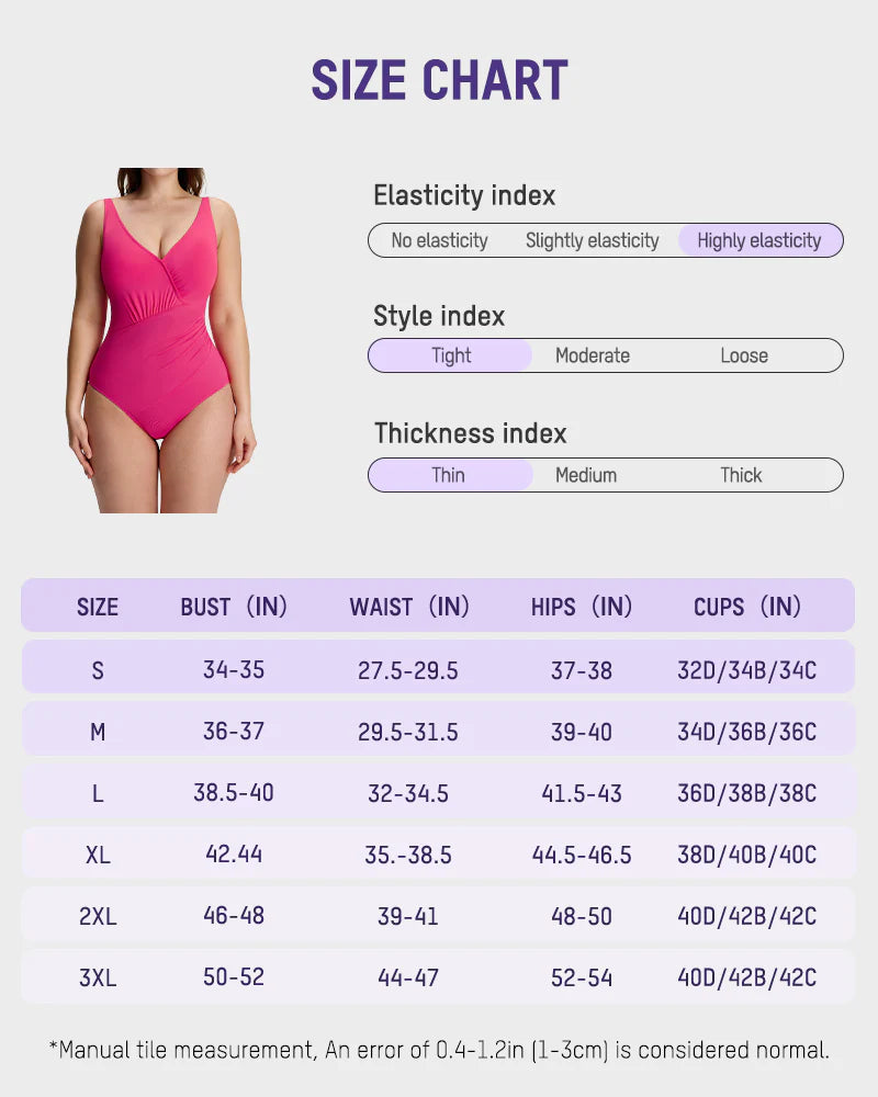 SmoothCore V-Neck One-Piece Swimsuit