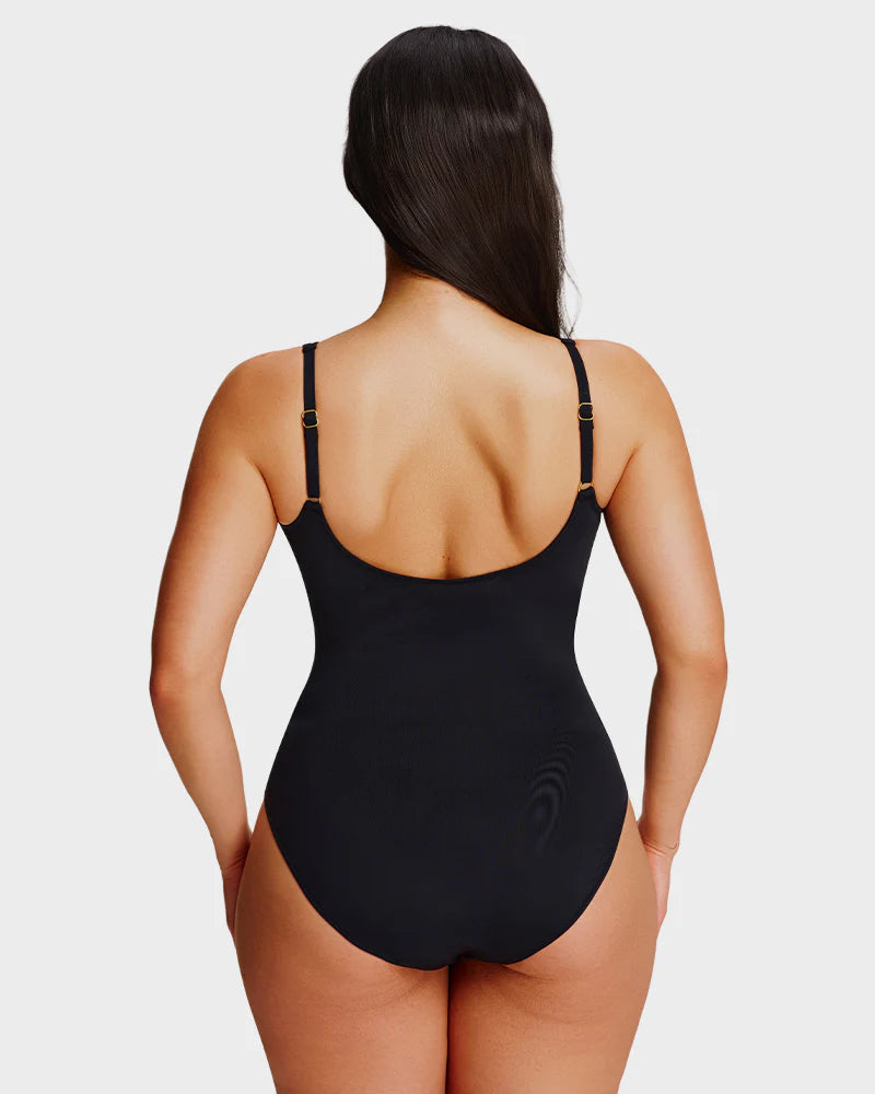 SmoothCore V-Neck One-Piece Swimsuit