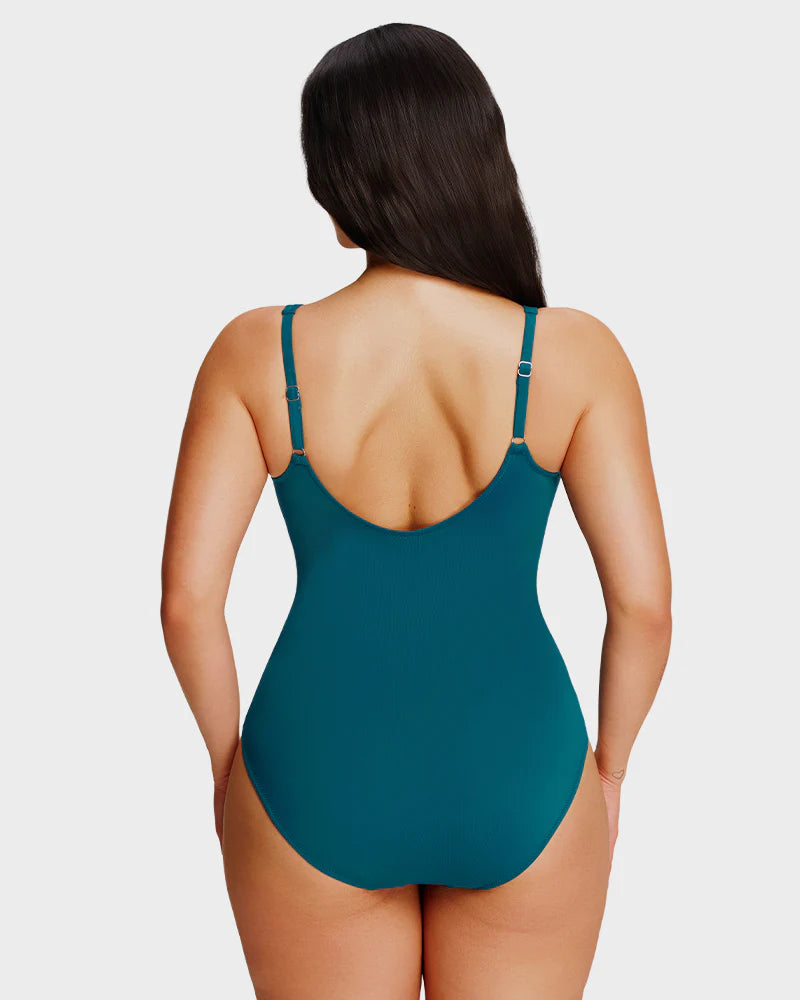 SmoothCore V-Neck One-Piece Swimsuit