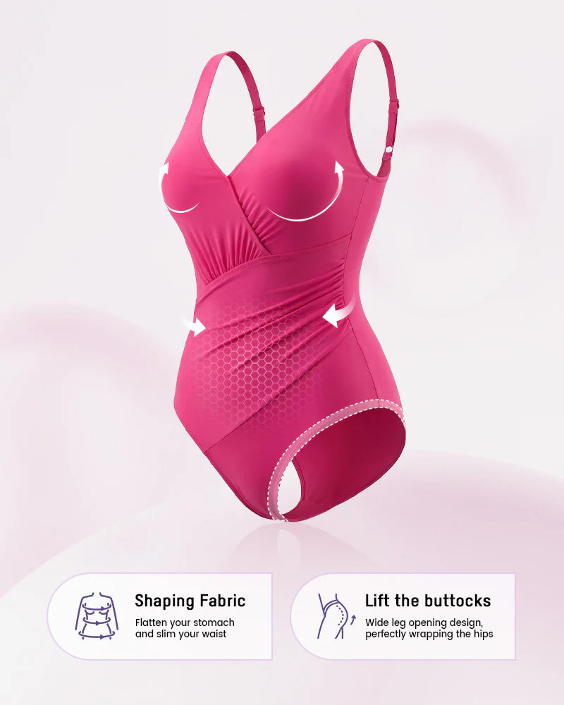 SmoothCore V-Neck One-Piece Swimsuit