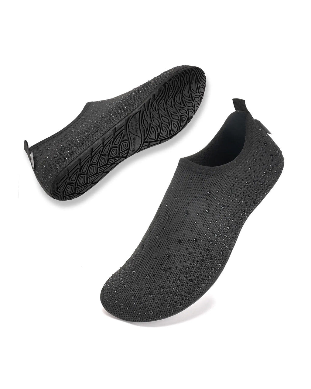 Sparkle Rhinestone Water Shoes Non-Slip Barefoot Aqua Socks