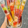 Today Only: $9.9｜100 PCS Food-grade disposable popsicle bags, fruit jelly bags, ice cream, popsicle sticks, long strips, homemade ice pop bags, BPA Free, Leak-Proof, Self-Sealing, Freezer Safe, Kids Friendly, DIY Popsicle Supplies