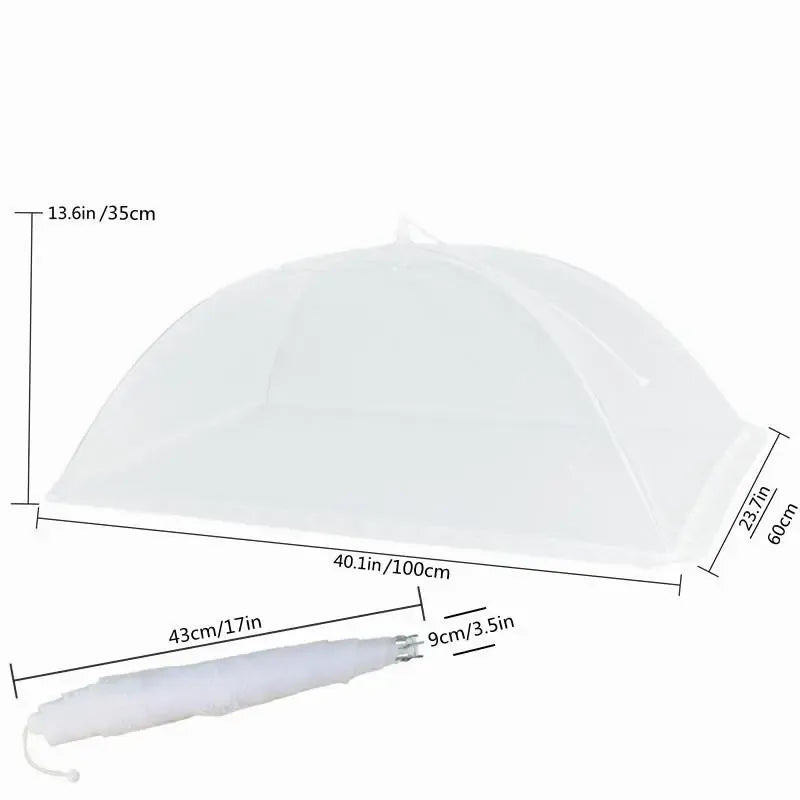 Foldable Mesh Food Cover, Lightweight Portable Food Tent, Picnic Supplies, Ideal for Outdoor Picnics, BBQs & Parties, Covers for Food Containers