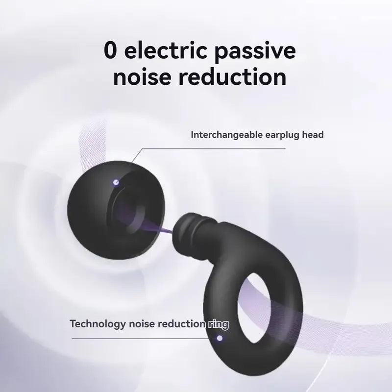Reusable Noise-Reducing Earplugs with 3 Pairs Earbud Tips, 18dB Noise-Cancelling Hearing Protection for Sleeping, Swimming & Sports, Waterproof Earplugs
